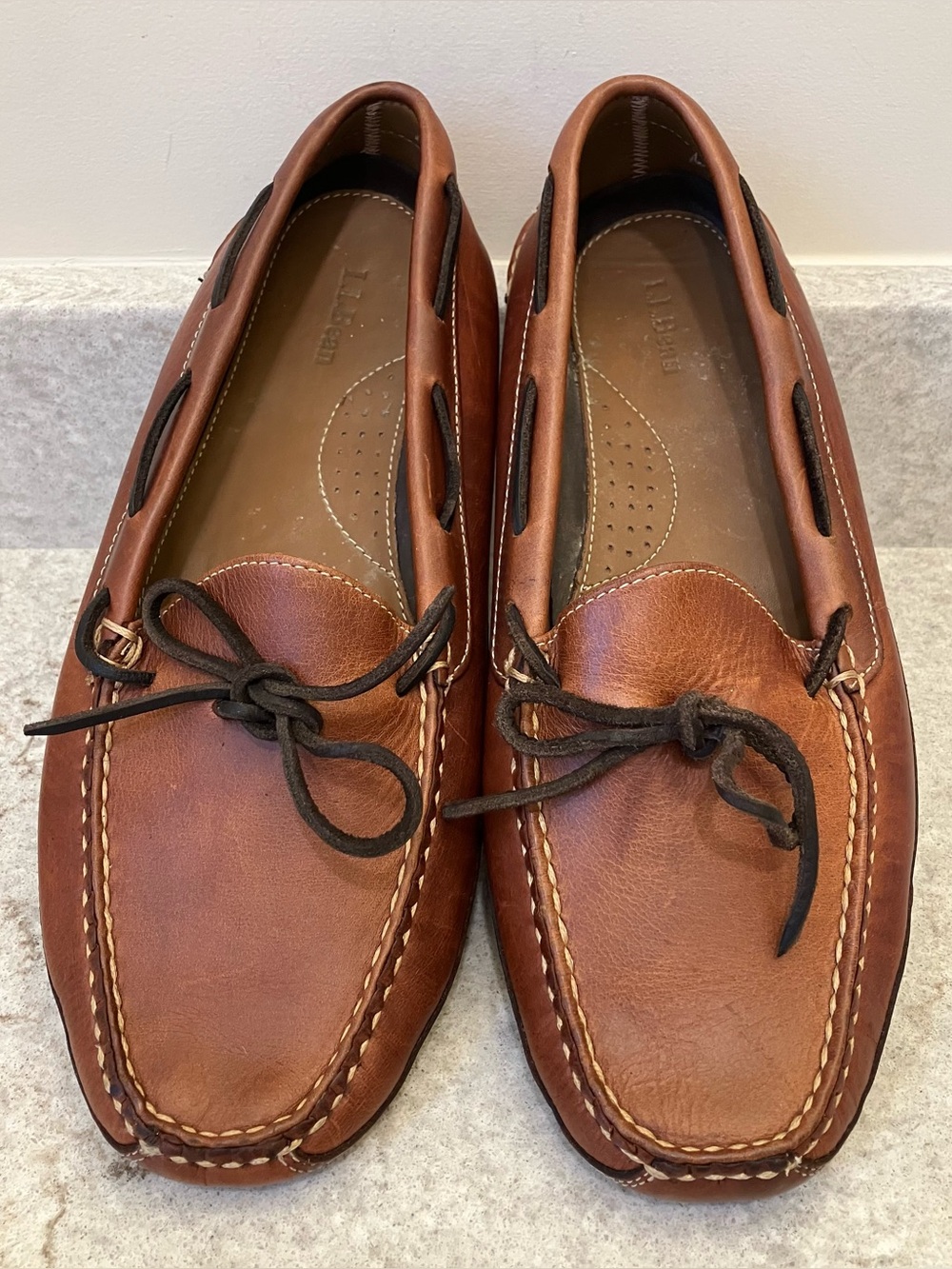 L L BEAN Men’s Moccasin Shoes 11D